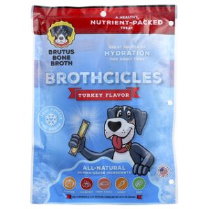 Brutus Bone Broth לכלבים- ציר עצמות הודו- 6 יחידות