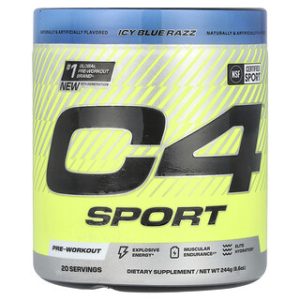 C4 Pre-Workout Cellucor - אימון מקדים בטעם Icy Blue Razz