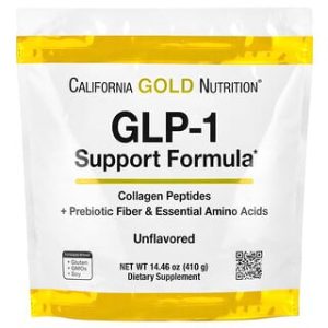 California Gold GLP-1 תמיכה , קולגן, סיבים ואמינו