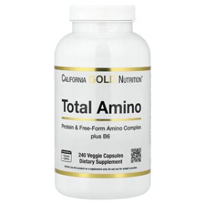 California Gold Nutrition, טוטאל אמינו - 240 כמוסות