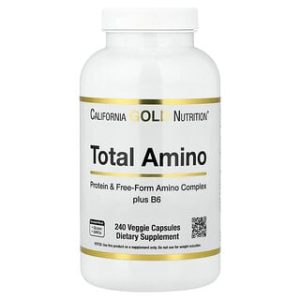 California Gold Nutrition - טוטאל אמינו 240 כמוסות - תוסף תזונה