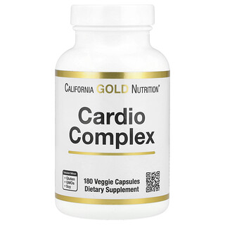 California Gold Nutrition - תוסף לב בריאותי - 180 כמוסות