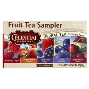 Celestial Seasonings - מארז תה פירות ללא קפאין - 5 טעמים