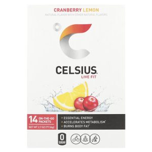 Celsius Live Fit - חבילות משקה אנרגיה קראנברי לימון