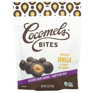 Cocomels Bites וניל מדגסקר - חטיפים טבעוניים 99 גרם