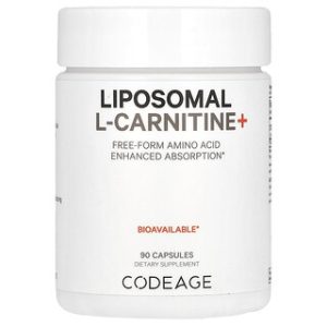 Codeage L-Carnitine ליפוזומלי 500 מ"ג - 90 כמוסות