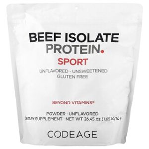 Codeage Sport - חלבון בקר מבודד טבעי 750 גרם