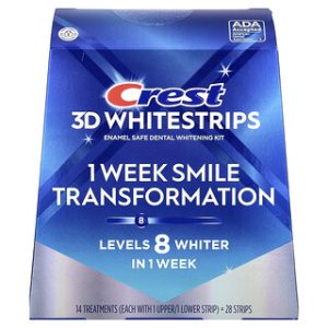 Crest 3D Whitestrips - ערכת הלבנת שיניים ביתית - 28 יח'