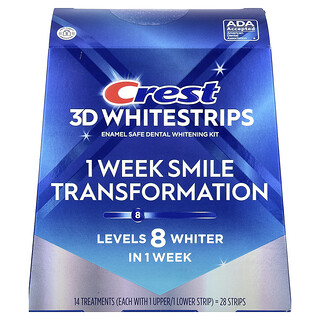 Crest 3D Whitestrips - ערכת הלבנת שיניים ביתית - 28 יח'