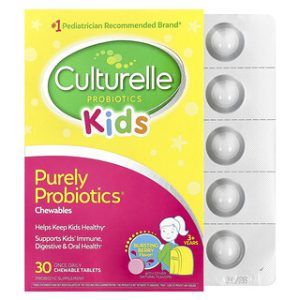 Culturelle Kids - פרוביוטיקה לילדים טבליות בטעם ברי 30 יח'