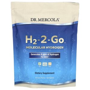 Dr. Mercola H2-2-Go מימן מולקולרי - 30 מארזים כפולים