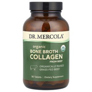 Dr. Mercola קולגן ציר עצמות אורגני בקר - 90 טבליות