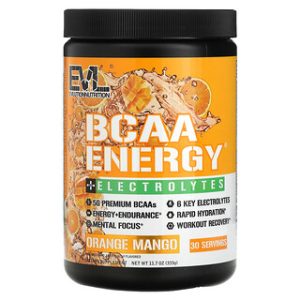 EVL BCAA Energy - אבקת BCAA בטעם מנגו תפוז - 333 גרם