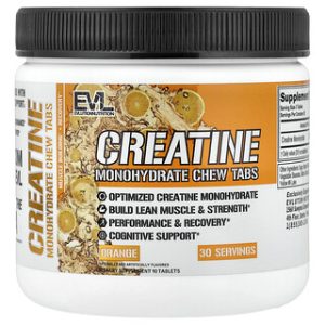 EVL Creatine Chew Tabs - טבליות לעיסה קריאטין 90 כתום