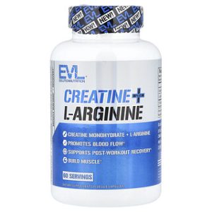 EVL Creatine Plus L-Arginine - 120 כמוסות צמחוניות