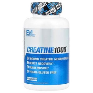EVL Creatine1000 - קריאטין טבעוני 120 כמוסות 500מ"ג