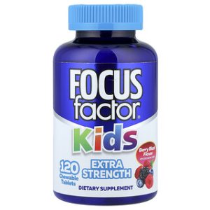 Focus Factor Kids- סוכריות לעיסה לילדים טעם ברי 120 טבליות