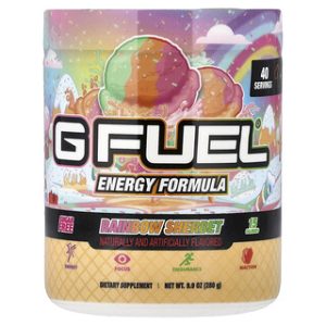 G FUEL - משקה אנרגיה Rainbow Sherbet - 280 גרם