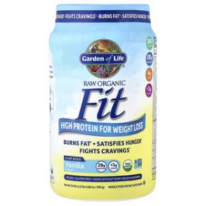 Garden of Life Raw Organic Fit - חלבון טבעוני להרזיה וניל