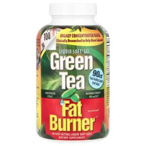 Green Tea Fat Burner - כמוסות שריפת שומן מהירה - 90 יח'