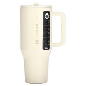 HydroJug Traveller Tumbler קרם 40oz - בקבוק שתייה מעוצב