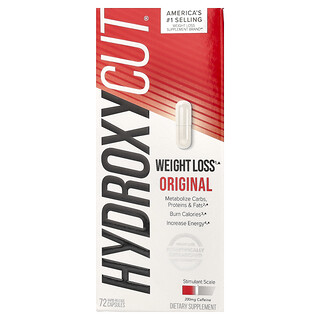 Hydroxycut - כמוסות הרזיה מקוריות - 72 יחידות