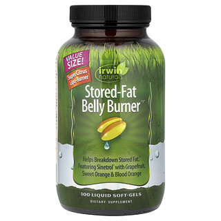 Irwin Naturals Belly Burner - 100 כמוסות רכות לבטן שטוחה