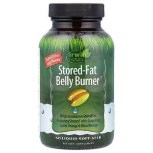 Irwin Naturals Stored-Fat - כדורי שריפת שומן בבטן - 60 יחידות