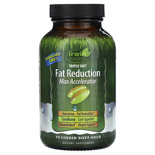 Irwin Naturals, כדורי הרזיה מקס אקסלרטור - 72 יחידות