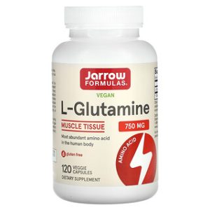 Jarrow L-Glutamine 750mg - תוסף תזונה 120 כמוסות
