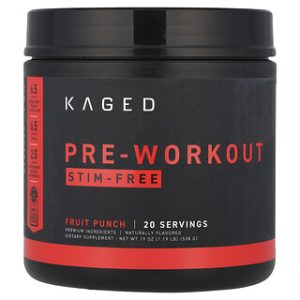 Kaged Pre-Workout ללא ממריצים - פאנץ' פירות 538 גרם