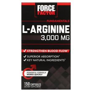 L-Arginine Force Factor - תוסף תזונה 150 כמוסות