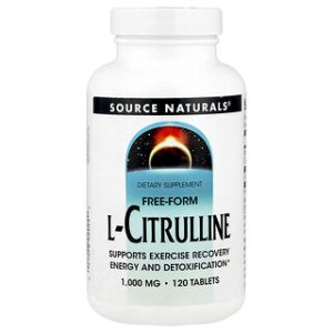 L-Citrulline 1000 מ"ג , 120 טבליות , Source Naturals