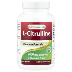 L-Citrulline Best Naturals - 120 טבליות - 1000 מ"ג