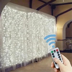 LED Curtain String Lights - קישוט לבית וחגים