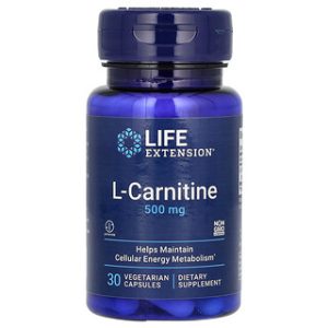 Life Extension L-Carnitine 500 מ"ג , 30 כמוסות צמחוניות