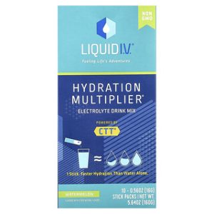 Liquid I.V. Hydration Multiplier - טעם אבטיח - 10 מנות