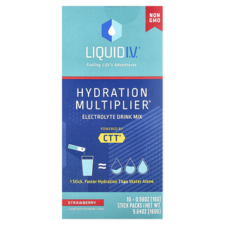 Liquid I.V. Hydration Multiplier - תערובת אלקטרוליטים תות