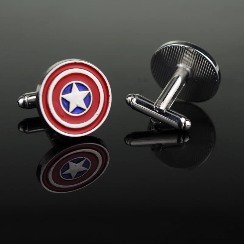 Marvel קפטן אמריקה - חפתים לגבר בצבע אדום