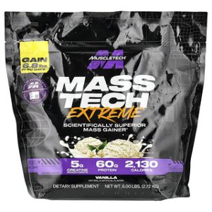 Mass-Tech Extreme 2000 - אבקת חלבון בטעם וניל
