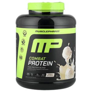MusclePharm Combat Protein - חלבון מי גבינה וניל - 1.84 ק"ג