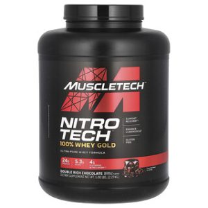 MuscleTech Nitro-Tech 100% Whey Gold - חלבון מי גבינה 2.27 ק"ג