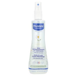 Mustela בייבי - מי פנים ושיער עם קמומיל 200 מ"ל