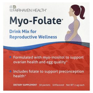 Myo-Folate - תערובת שתייה פוריות ללא טעם - 30 מנות