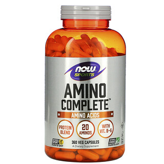NOW Foods Amino Complete - כדורי חומצות אמינו צמחיות