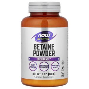 NOW Foods Betaine Powder - תוסף ספורט 170 גרם