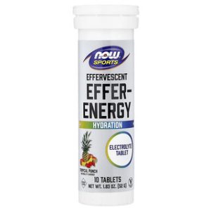 NOW Foods Effer-Energy טרופי-פאנץ טבליות - אנרגיה זמינה
