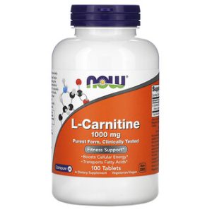NOW Foods L-Carnitine 1000 מ"ג - 100 טבליות