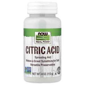 NOW Foods - חומצת לימון 4oz - לניקוי ובישול