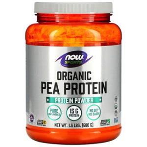 NOW Foods חלבון אפונה אורגני טהור - 680 גרם